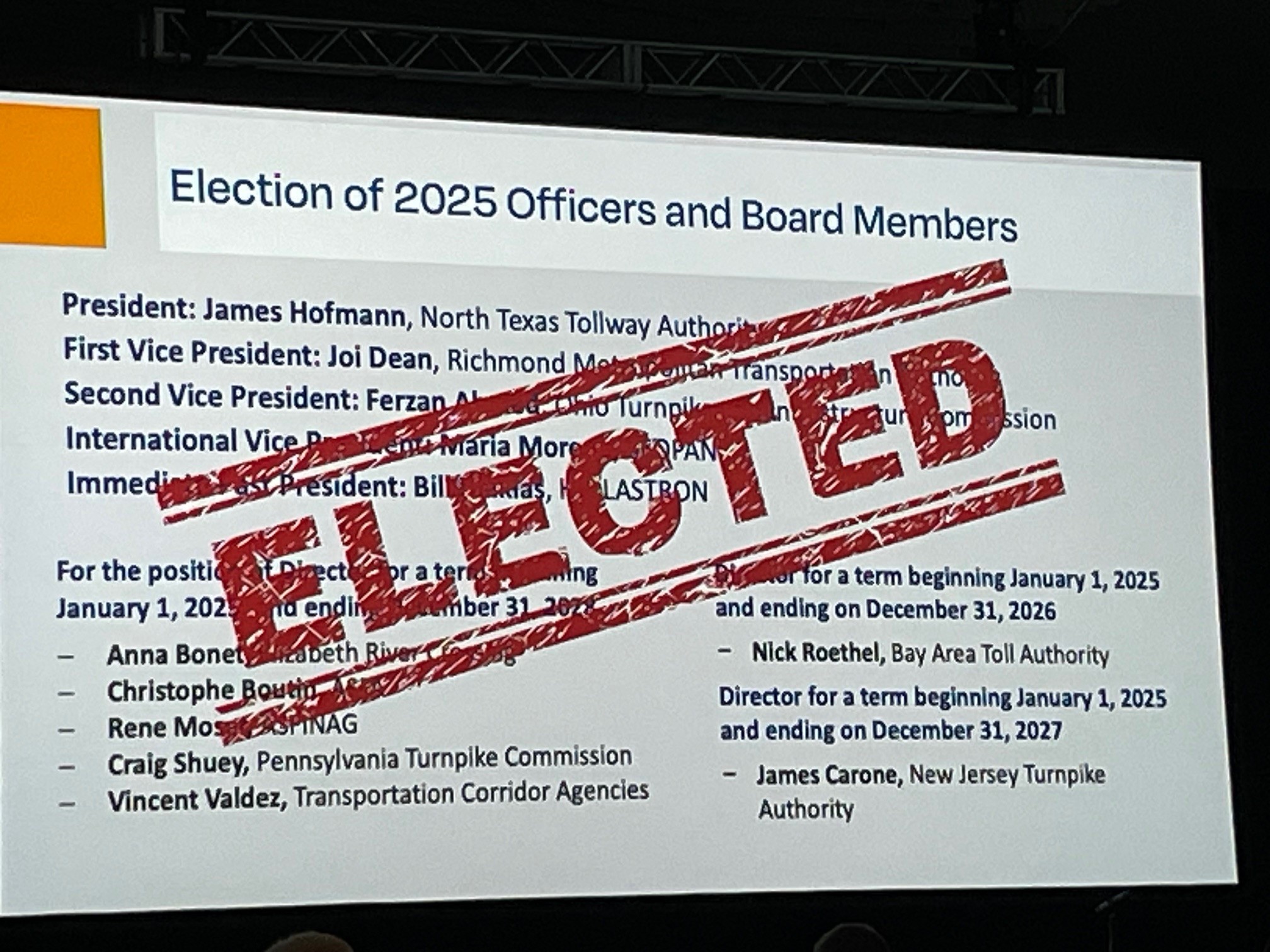 Election news IBTTA officers and board members for 2025 Flipboard